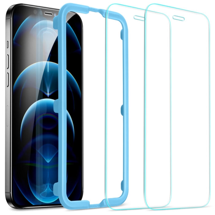 Tempered Glass ESR Screen Shield 2 Pack (iPhone 12/12 Pro) image
