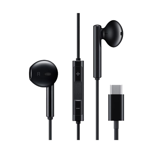 Handsfree Earphones Type C Huawei CM33 Black Original Blister 55030806 image