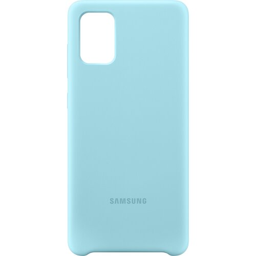 Original Silicone Cover Samsung Galaxy A71 6.7" Blue (Βεραμάν) EF-PA715TLE image