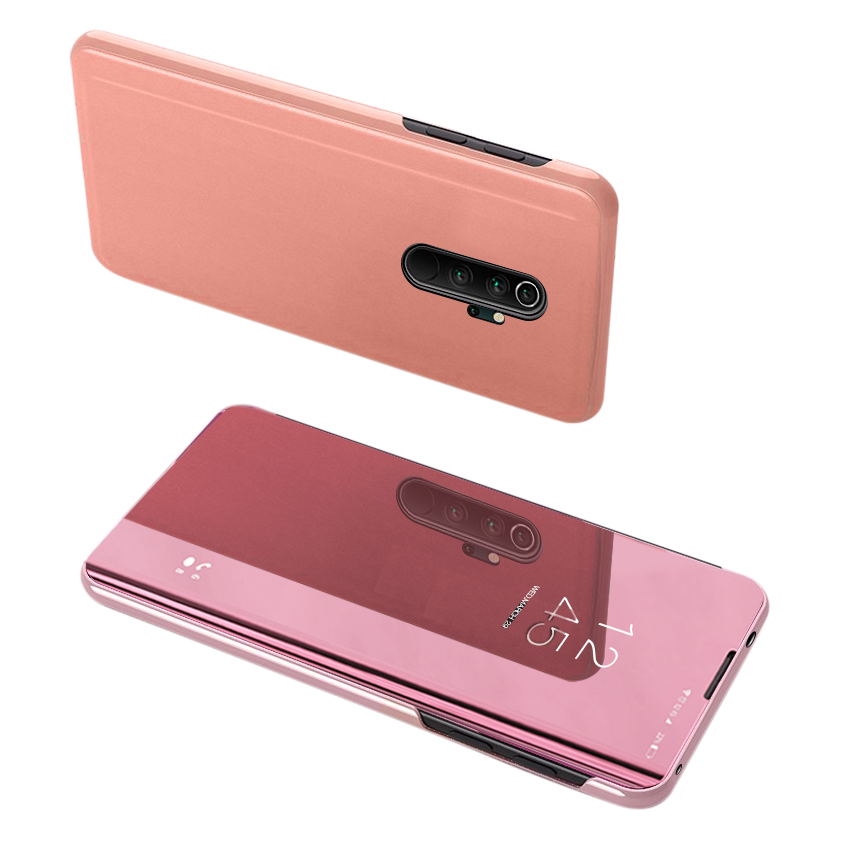 Xiaomi Redmi Note 8 Pro Clear View Standing Cover Pink  image
