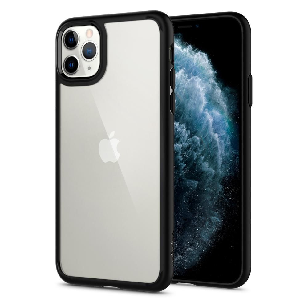 iPhone 11 Pro Spigen Ultra Hybrid Case Matte Black 077CS27234 image