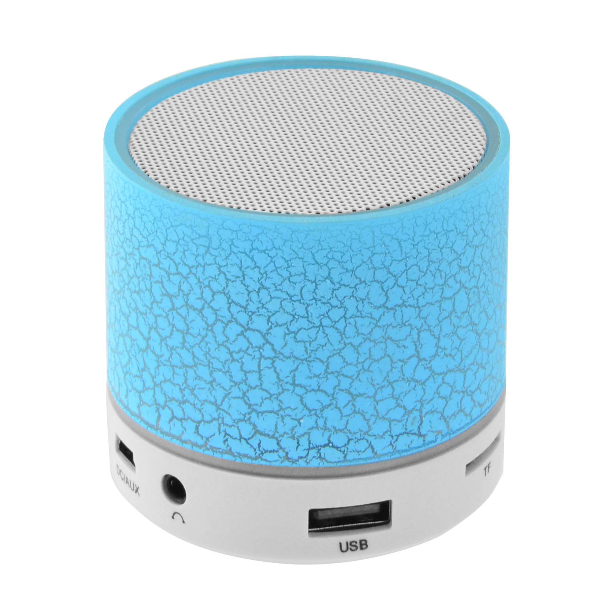 Φορητό Ηχείο Bluetooth LED AUX/USB/FM/TF Blue LAM020243 image