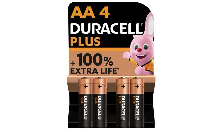 Αλκαλικές Μπαταρίες AA 1.5V 4τμχ Duracell Plus LR6/MN1500 image