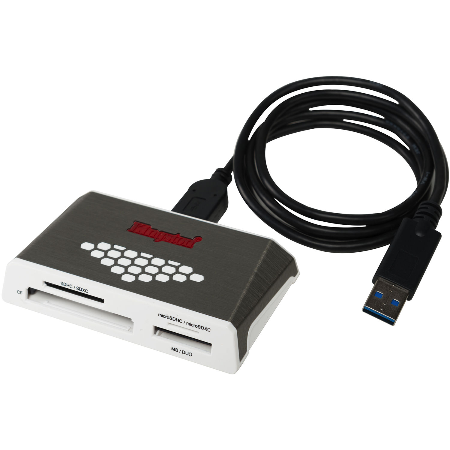 Media Reader High Speed HS4 USB 3.0 Kingston Grey FCR-HS4 image