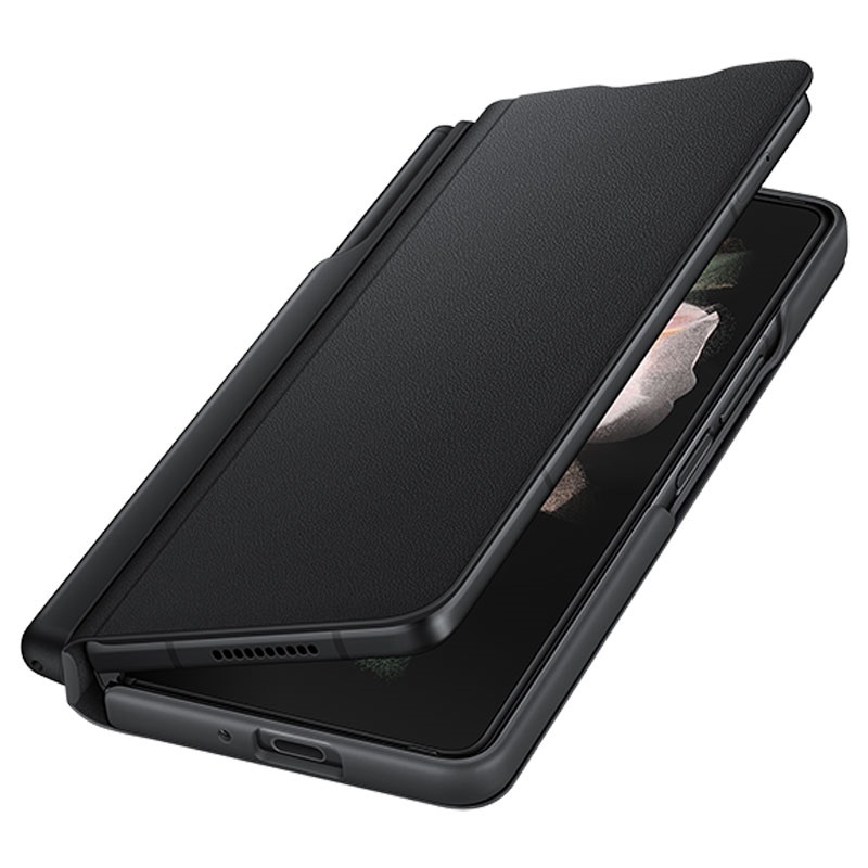 Original Flip Cover With S Pen For Samsung Galaxy Z Fold 3 EF-FF92PCBEGEW image