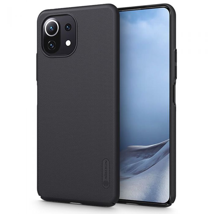 Xiaomi Mi 11 Lite Nillkin Frosted Shield Back Cover Σιλικόνης Μαύρο image