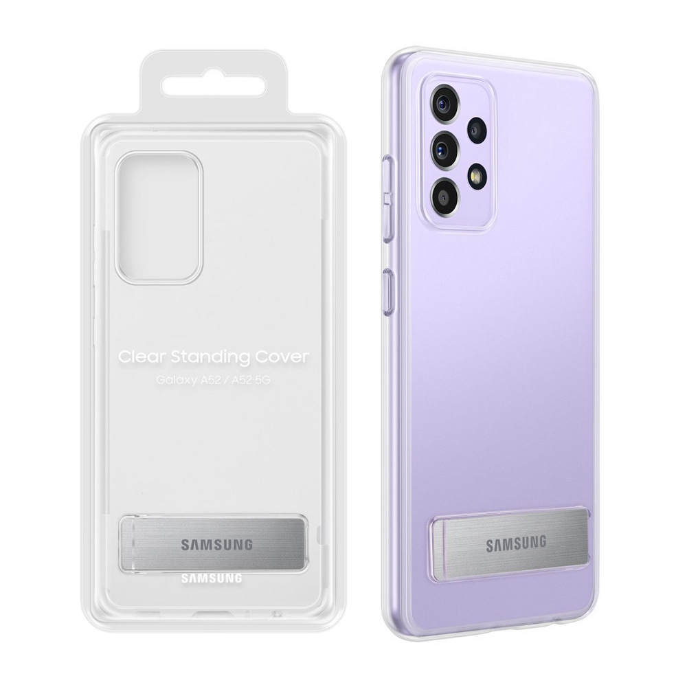 Original Clear Standing Cover Samsung Galaxy A52 EF-JA525CTE image