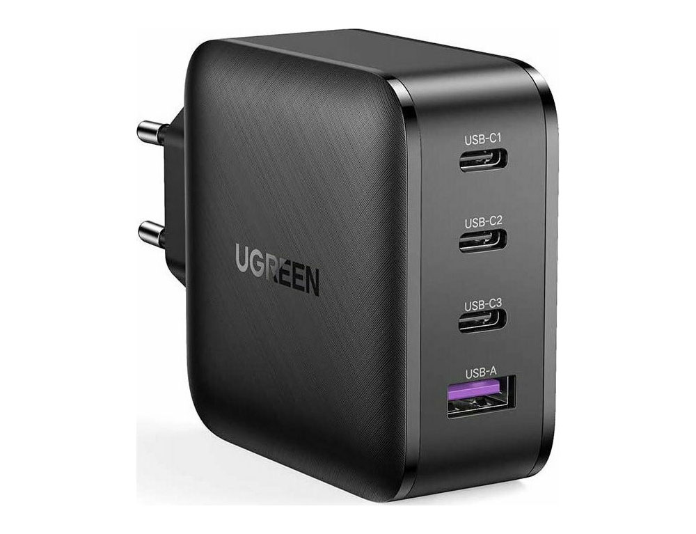 Φορτιστής Χ. Καλώδιο με Θύρα USB-A και 3 Θύρες USB-C 65W Μαύρος (CD224) Ugreen 70774 image