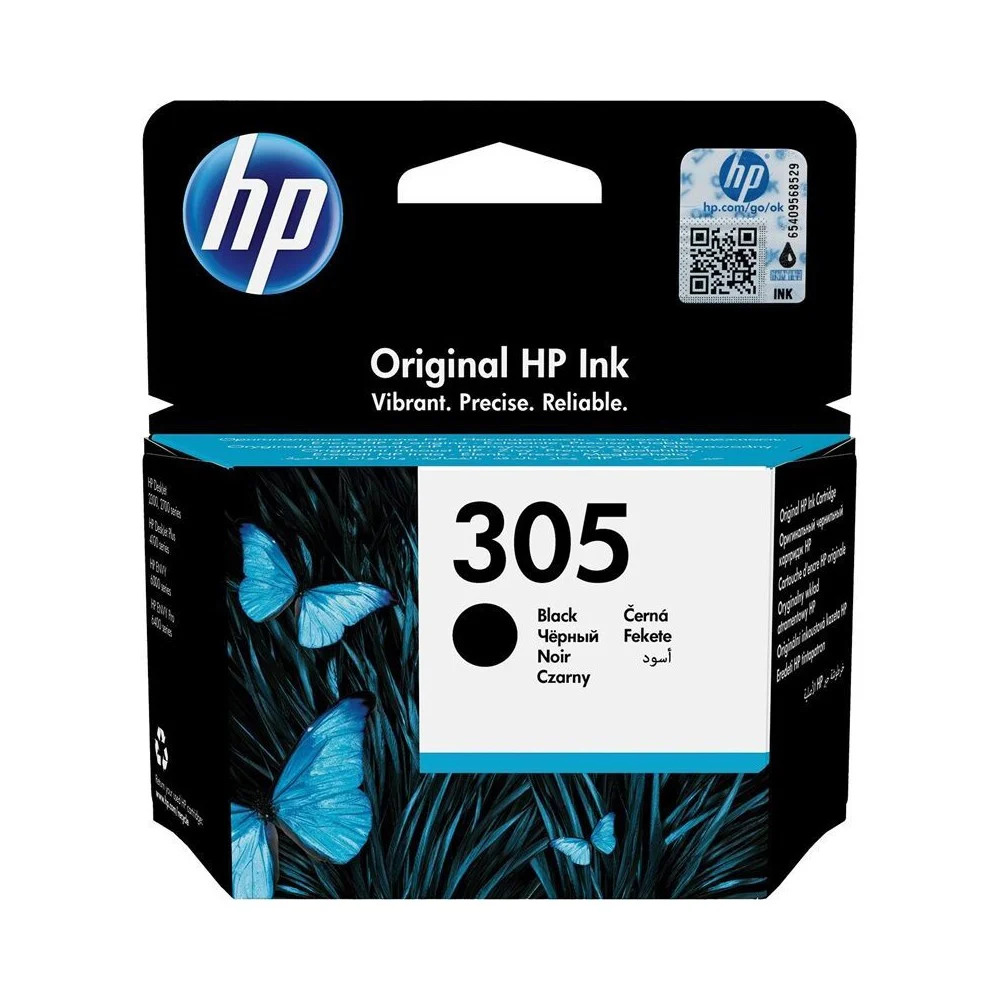 Γνήσιο Μελάνι HP 305 Black 3YM61AE UUQ image