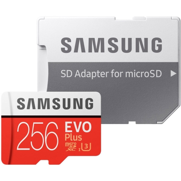 MicroSD 256GB EVO Plus 4K Class 10 UHS-I With Adapter MB-MC256HA/EU image