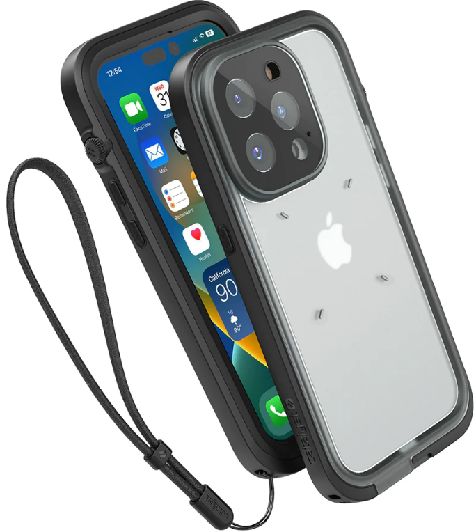 Waterproof Case Total Protection 360 Full Cover iPhone 14 Pro Catalyst IP68 Stealth Black image