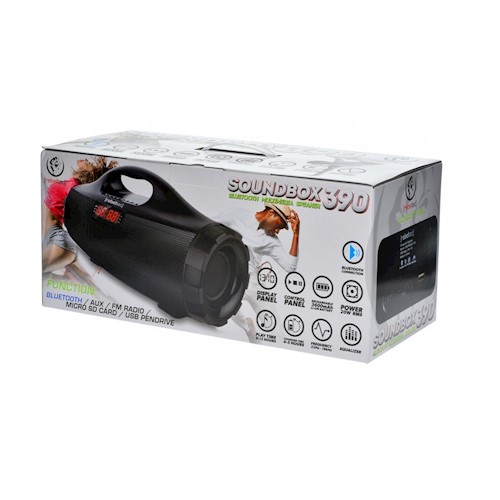 Φορητό Ηχείο Soundbox 390 2x10W Rebeltec Bluetooth/Aux/Radio/USB/MicroSd image