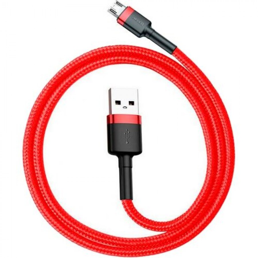 Καλώδιο Φόρτισης USB-A to Micro USB 2,4A 1m Baseus Red CAMKLF-B09 image