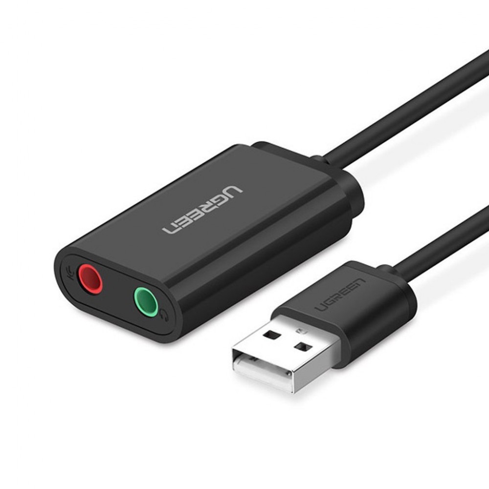 US205 Εξωτερική USB Κάρτα Ήχου 2.0 Μαύρο Ugreen 30724  image