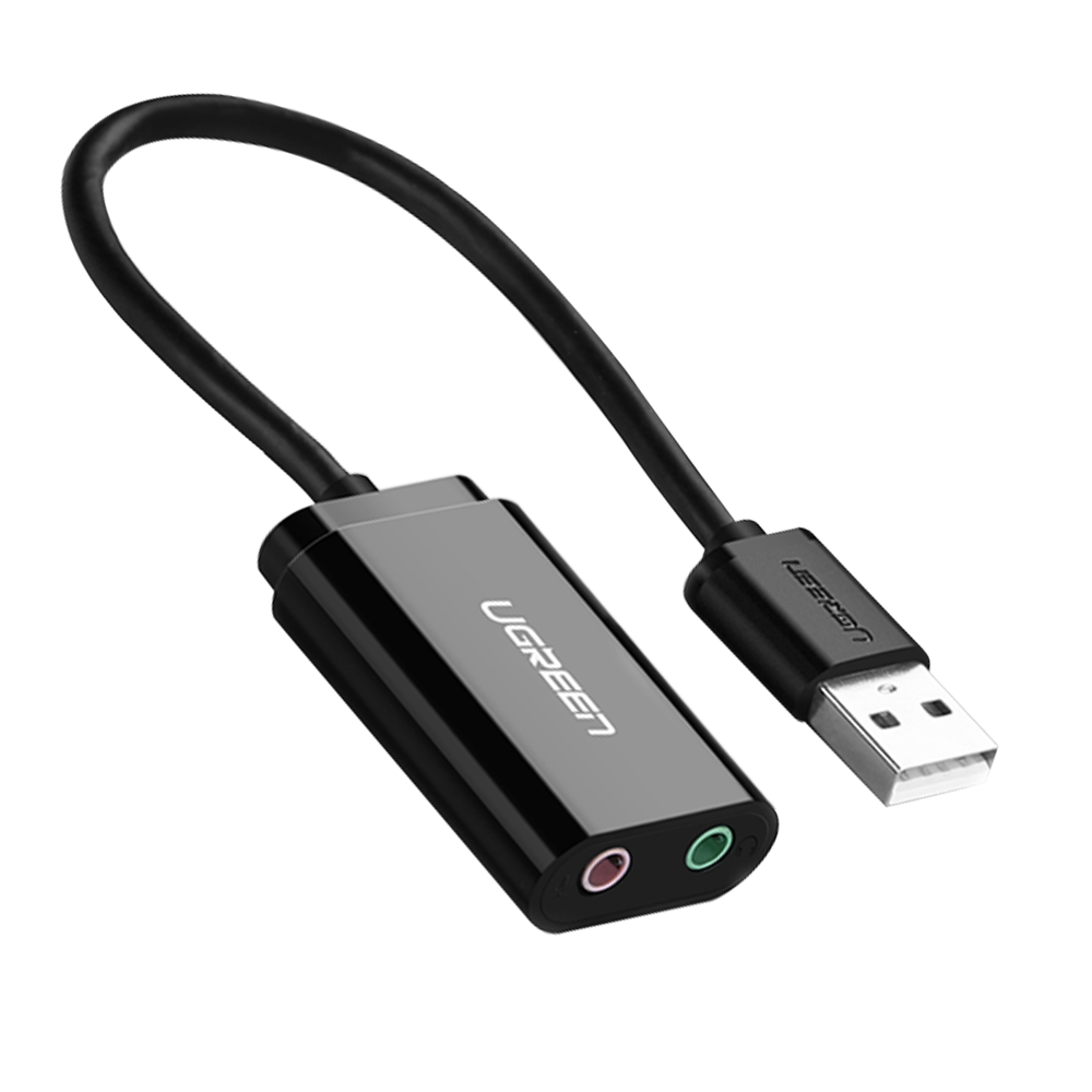 Εξωτερική USB Κάρτα Ήχου 2.0 US205 Μαύρο Ugreen 30724  image