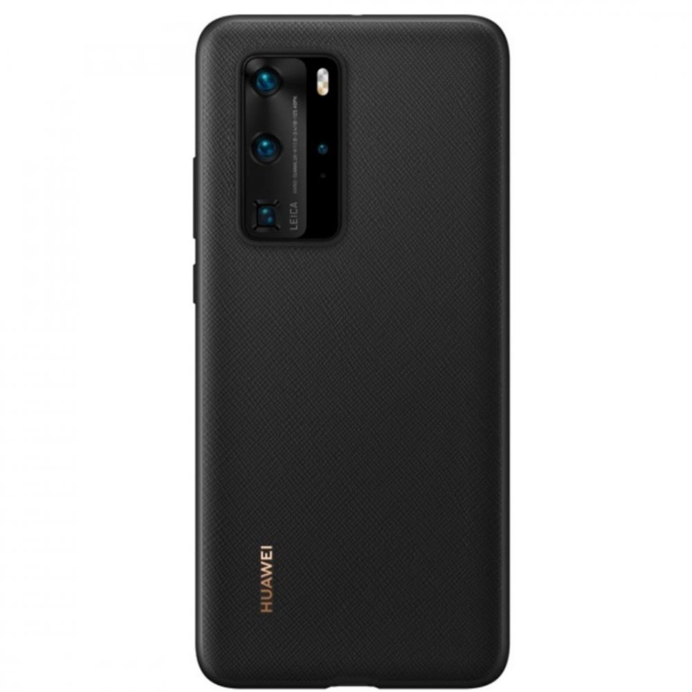 Γνήσια Θήκη PU Case Για το Huawei P40 Pro Μαύρη 51993787 image