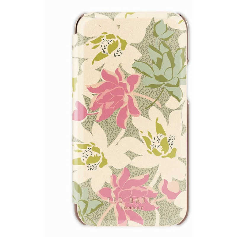 iPhone 13 Pro Folio Case Flowers Cream Rose Gold Ted Baker 84288 image