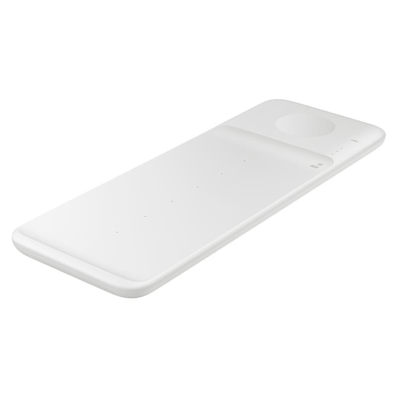 Ασύρματος Ταχυφορτιστής + Φορτιστής 25W Samsung Trio Pad White EP-P6300TWE image