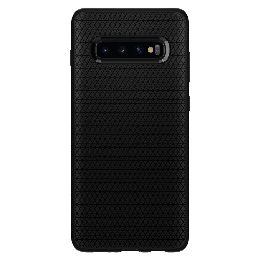 Samsung Galaxy S10 Plus G975 Spigen Liquid Air Armor Silicone Case Matte Black 606CS25764 image