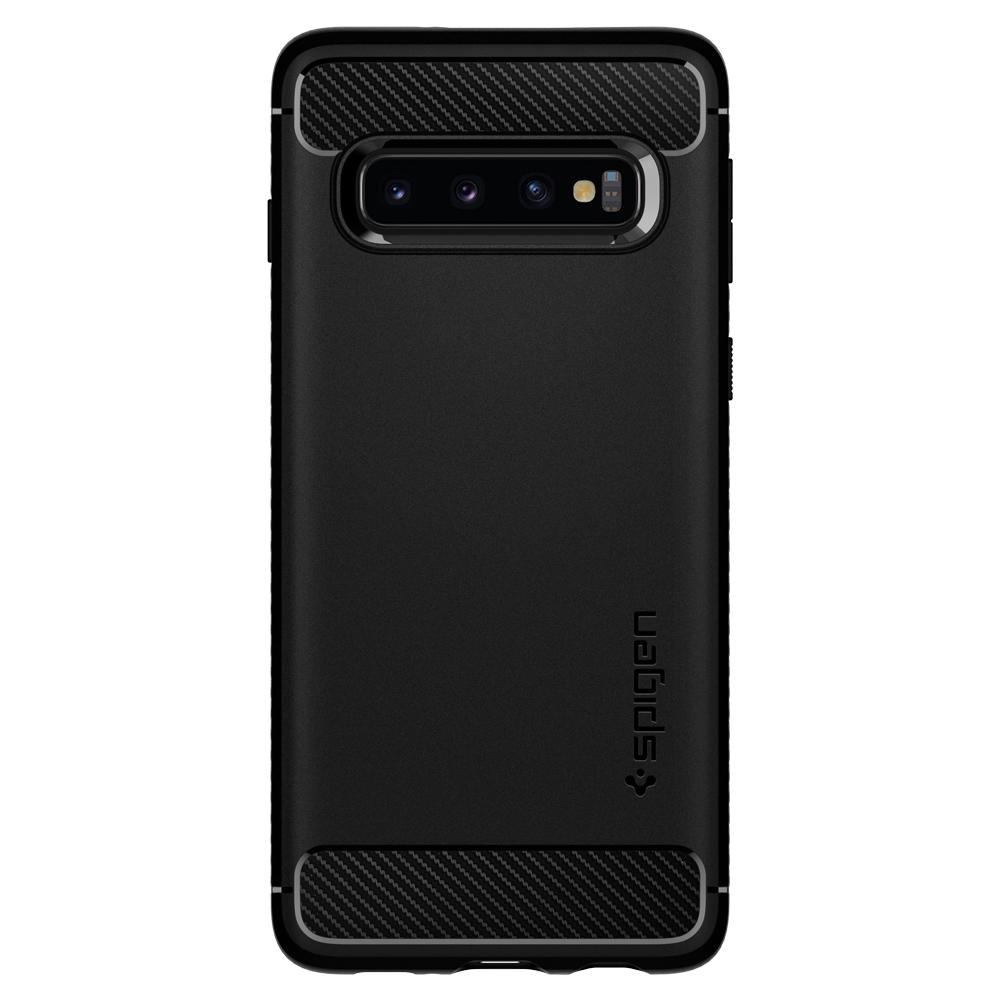 Samsung Galaxy S10 Plus G975 Spigen Rugged Armor Black 606CS25765 image