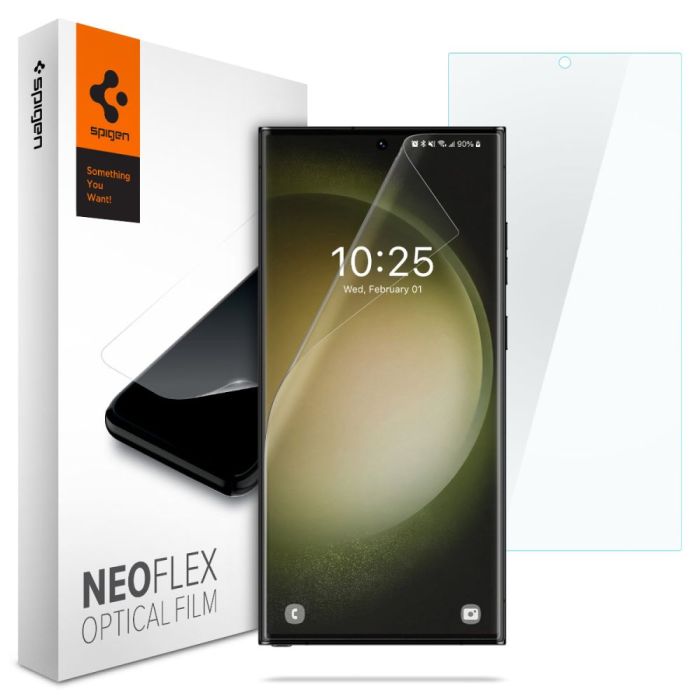 Screen Protector (Μεμβράνη Προστασίας) x2 Galaxy S23 Ultra NeoFlex Spigen AFL05943 image