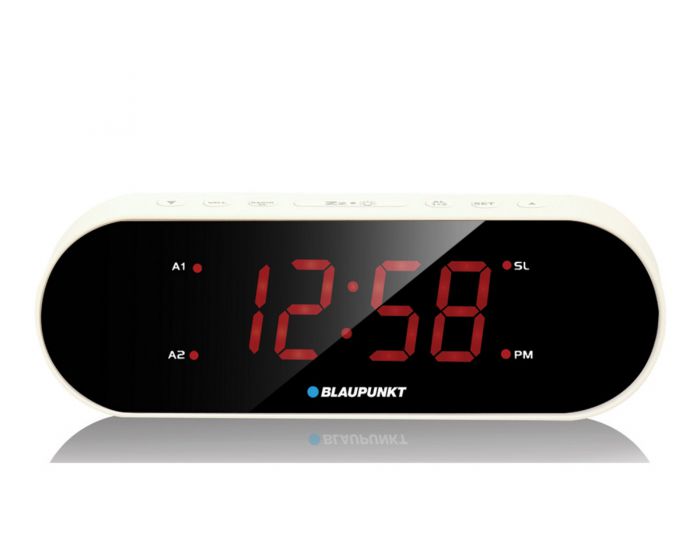 Ραδιόφωνο-Ρολόι Dual Alarm,FM CR6WH White