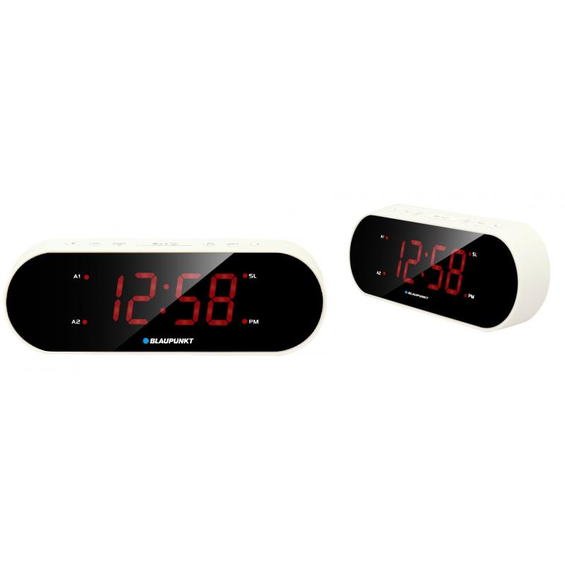 Ραδιόφωνο-Ρολόι Dual Alarm,FM CR6WH White
