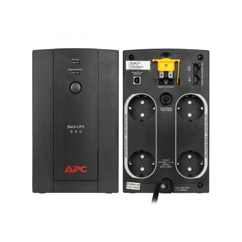 APC Back-UPS 950VA Schuko BX950U-GR image