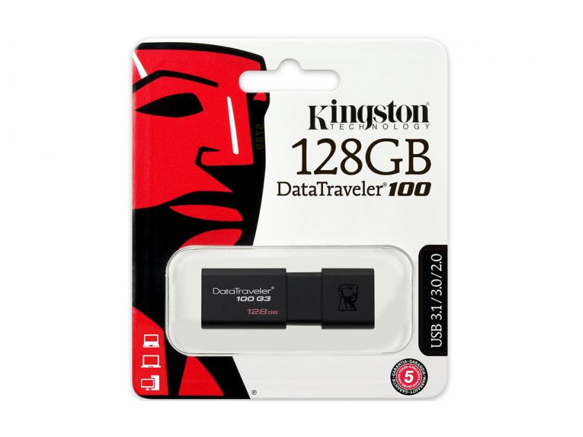 Data Traveler 100 G3 USB 3.0 128gb Kingston DT100G3/128GB image