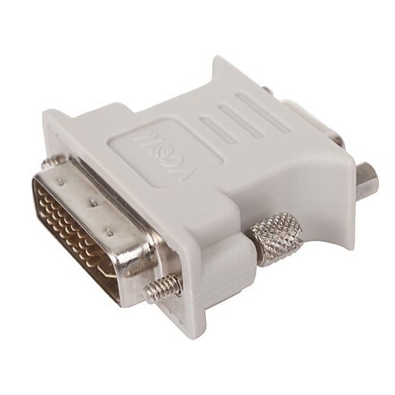 Adapter DVI-I 24+5 pin Male σε VGA Female CA301 Vcom image