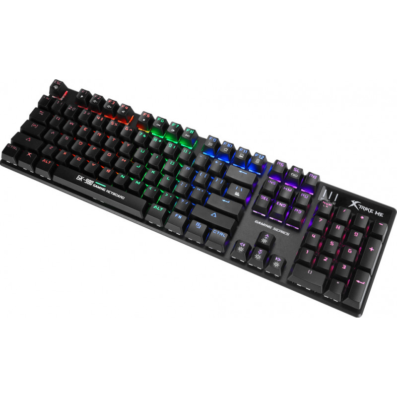 Gaming Μηχανικό Πληκτρολόγιο Ενσύρματο Xtrike Me GK-980 RGB Blue Switches Αγγλικό US image