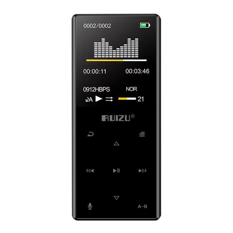 D29 MP3 Player (16GB) με Οθόνη TFT Ruizu 1.8" Μαύρο image