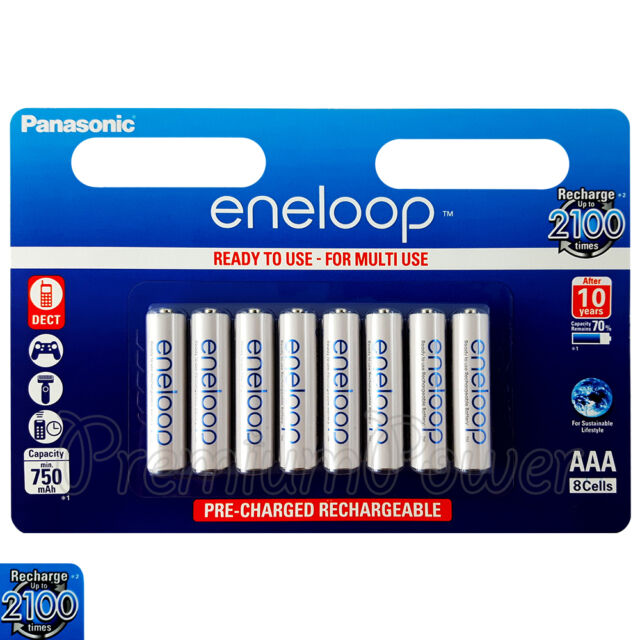 Eneloop 8x HR03/AAA 750mAh BK-4MCCE/8BE Panasonic image