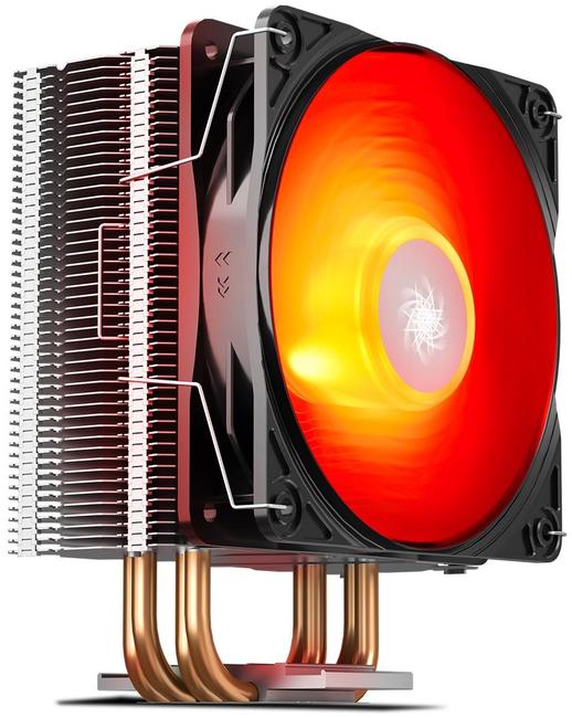 Ψύκτρα CPU Gammaxx 400 V.2 With Red LED For Intel/AMD Deepcool LGA1200/1151/1150/1155/1366 image