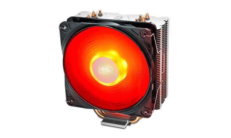 Ψύκτρα CPU Gammaxx 400 V.2 With Red LED For Intel/AMD Deepcool LGA1200/1151/1150/1155/1366 image