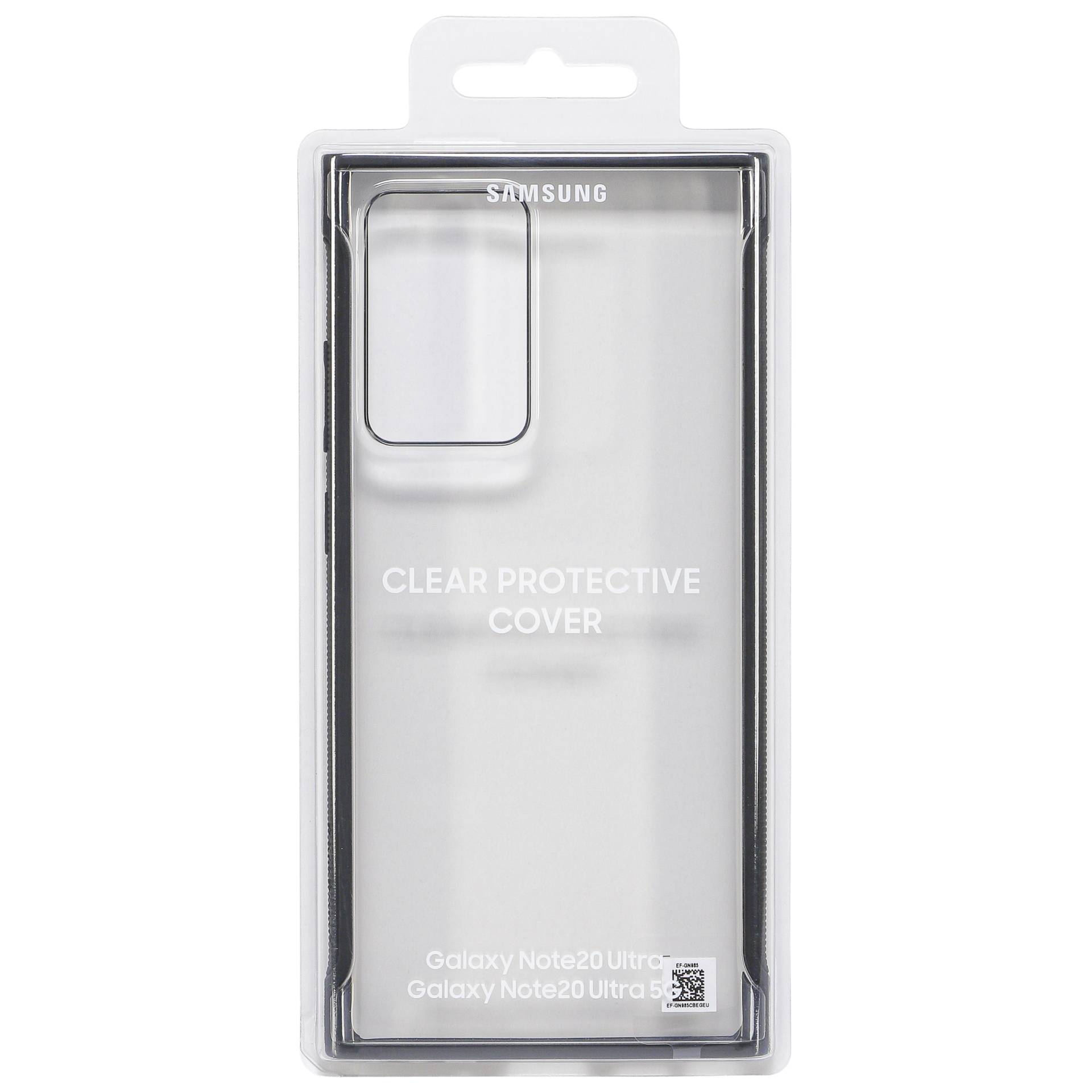 Original Clear Protective Cover Samsung Galaxy Note 20 Ultra Black N985 EF-GN985CBE image