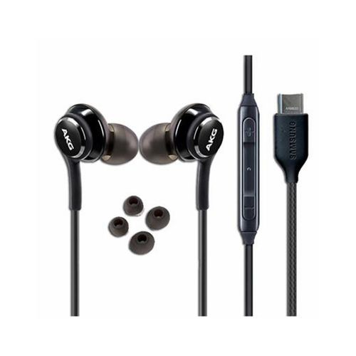 Handsfree Stereo Samsung EO-IC100 Type C Black Original RETAIL image