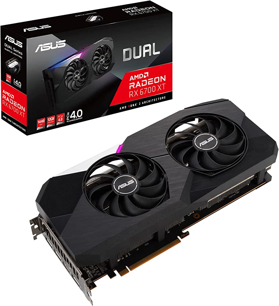 Κάρτα Γραφικών Asus Radeon RX 6700 XT 12GB GDDR6 Dual 90YV0G82-M0NA00 image