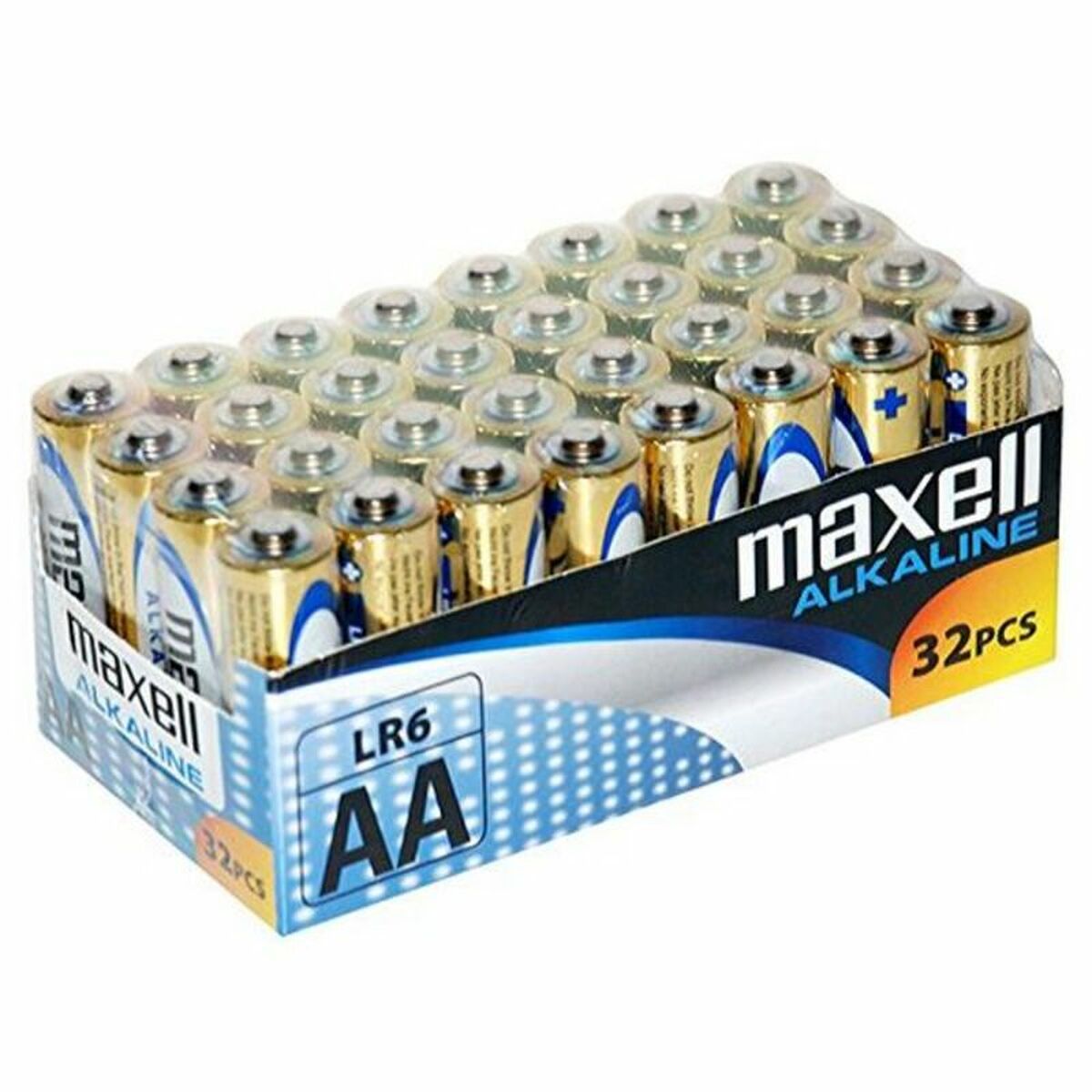 Αλκαλικές Μπαταρίες AA 1.5V 32τμχ Maxell LR6/MN1500