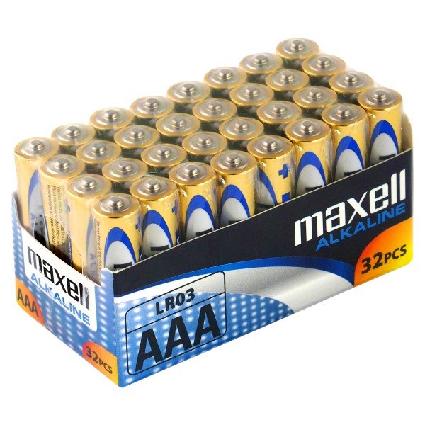 Αλκαλικές Μπαταρίες AAA 1.5V 32τμχ Maxell LR03/MN2400