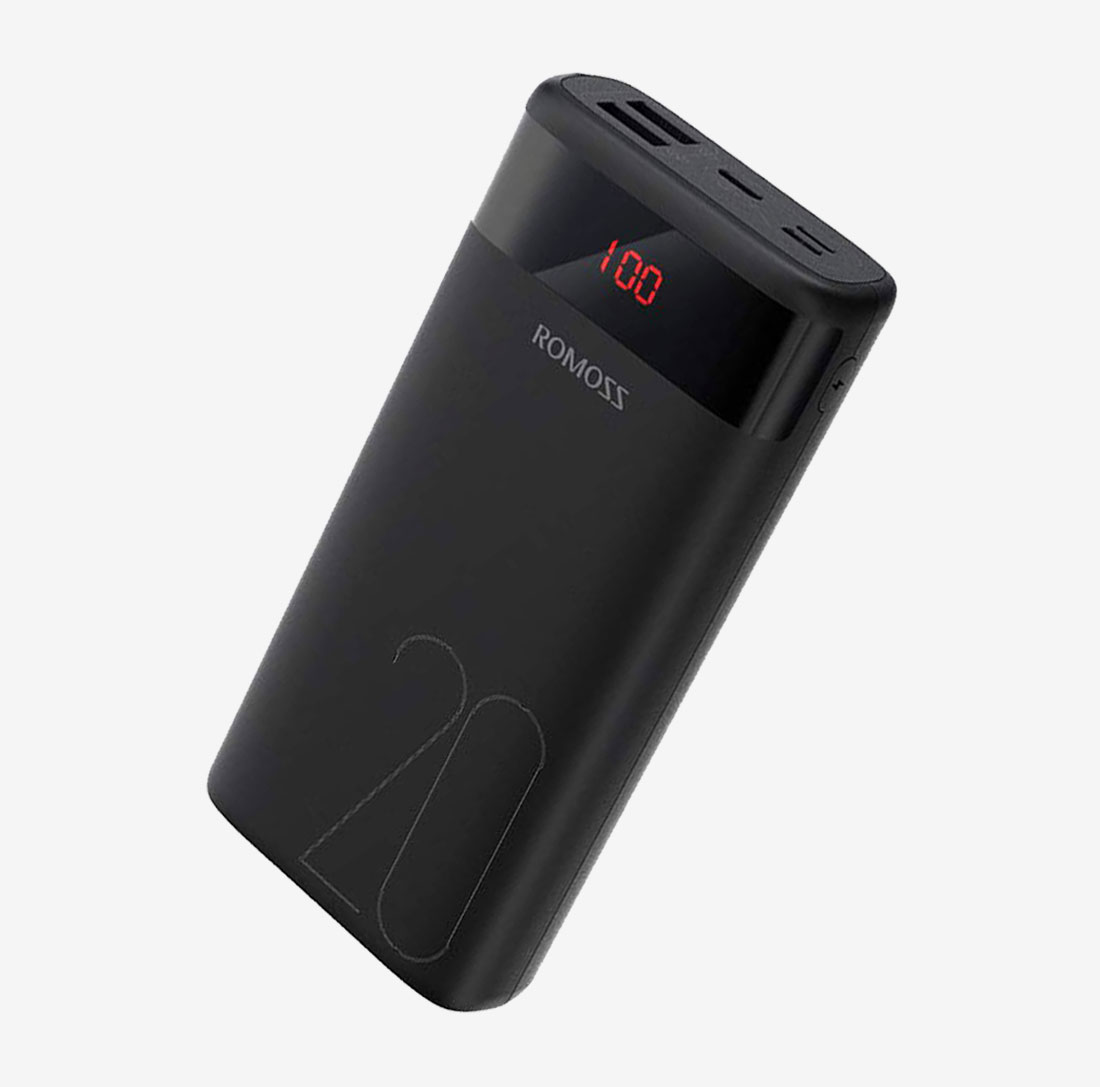 Power Bank Ares 20 Black 20000mAh Dual USB-A Romoss image