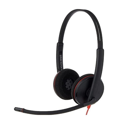 Ακουστικά Multimedia με Μικρόφωνο και Σύνδεση USB-A Plantronics Blackwire C3220 209745 image